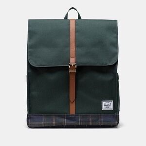 Herschel Supply Company Forest Green Backpack Plaid